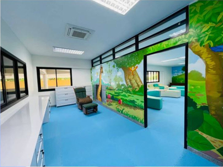 ภาพคลินิกจิตเวชเด็กและวัยรุ่นโรงพยาบาลสวนปรุง